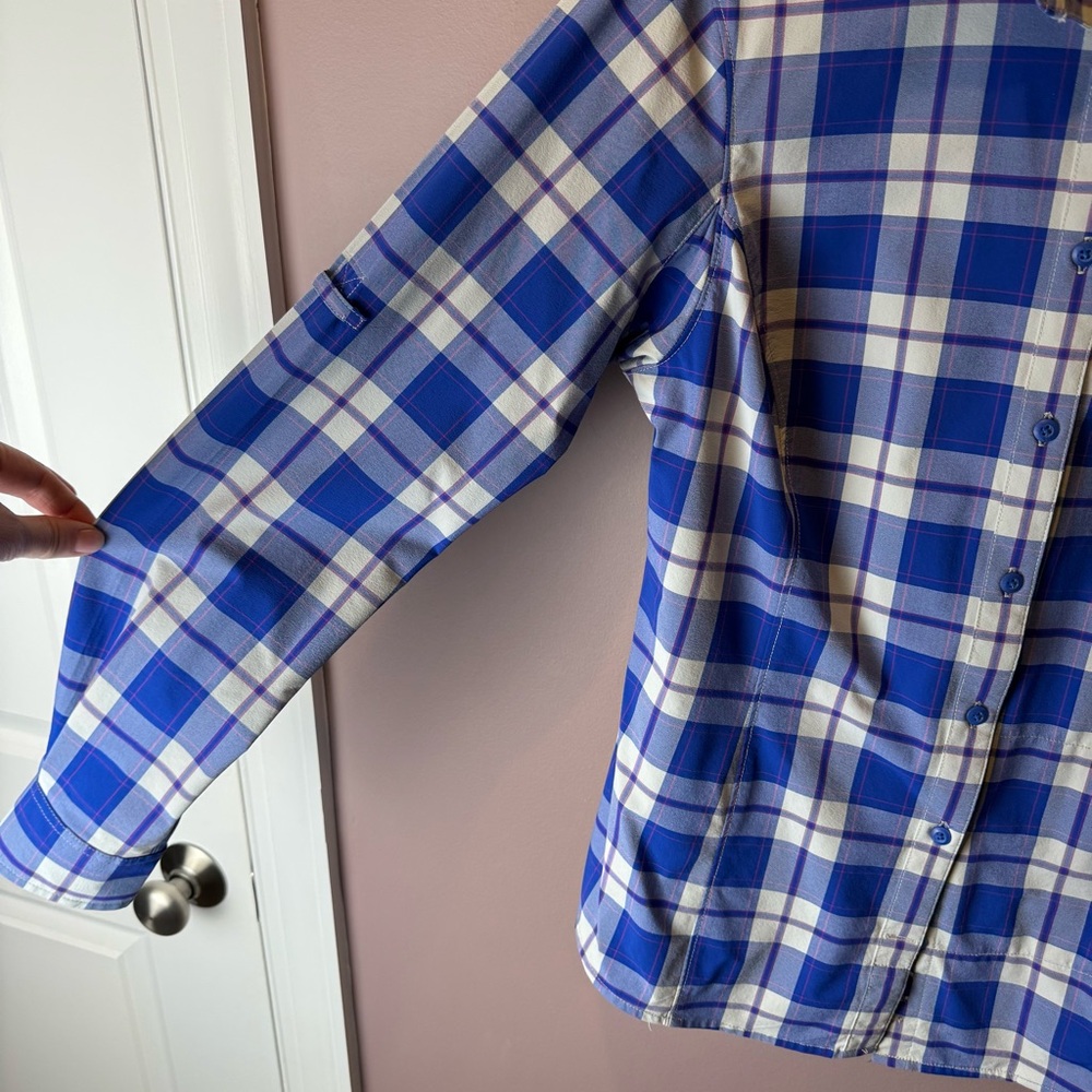 Duluth Women’s Plaid Long Sleeve Shirt M - Picture 4 of 9